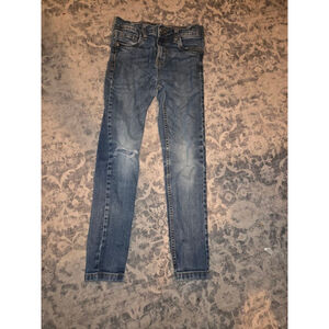 Boys George Blue Distressed Slim Fit Jeans Size 8